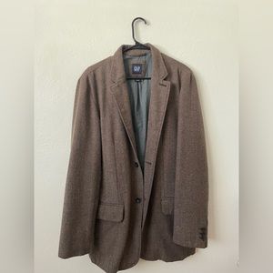 Gap unisex brown blazer coat